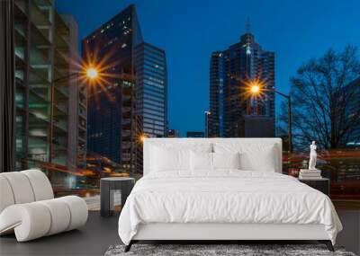 buckhead atlanta slow shutter Wall mural