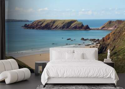 marloes beach pembrokeshire west wales uk Wall mural