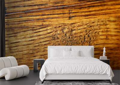 The old wood texture with natural patterns and cracks on the surface as background Wall mural