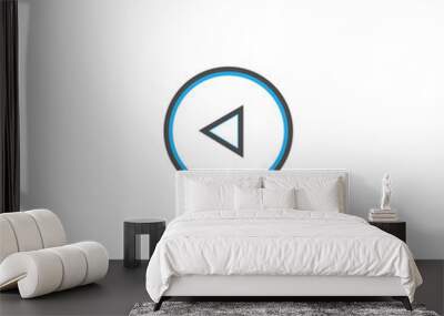 Restart icon design. Essential icon vector illustration Wall mural