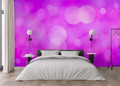 Bokeh background for banner, poster, Party, Anniversary, greetings, and various design works Wall mural