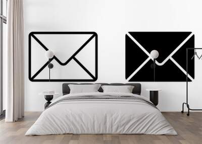 Envelope icon, Mail icon vector for web, computer and mobile app Wall mural