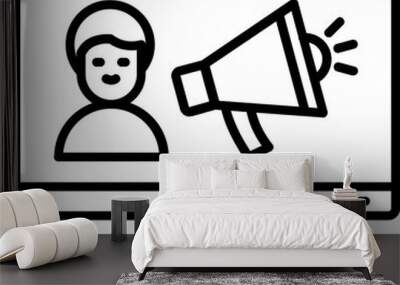 Advertising con
 Wall mural