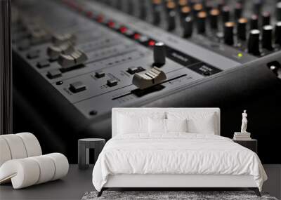 audio mixing console Wall mural