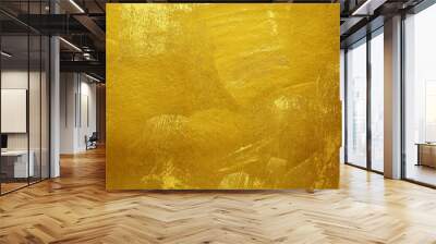 gold concrete wall on background texture Wall mural