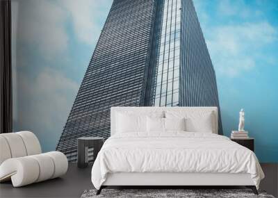 modern architecture of skyscraper Wall mural