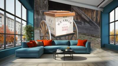 Ice Cream Wagon Wall mural