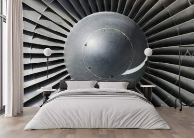 Jet engine nose cone inlet Wall mural