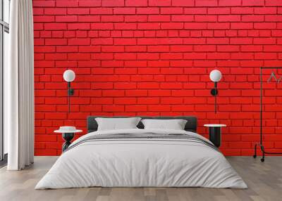 red brick wall further back Wall mural