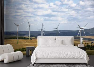 wind turbine in the field Wall mural