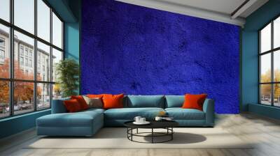 abstract textured background in blue Wall mural