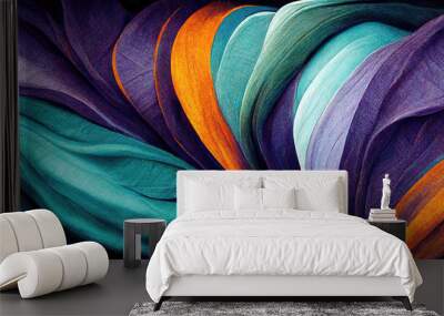 Abstract organic lines as wallpaper texture background Wall mural