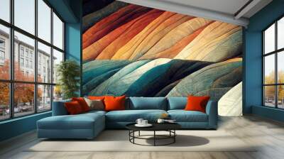 Abstract texture panorama background as wallpaper Wall mural