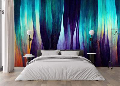 Colorful abstract wallpaper texture background illustration Wall mural