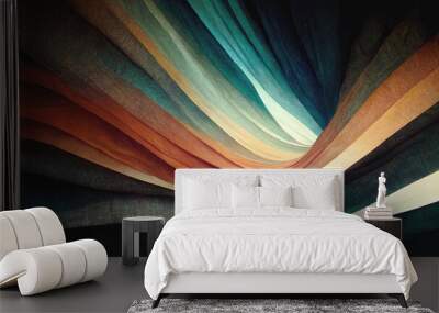 Organic abstract panorama wallpaper background Wall mural