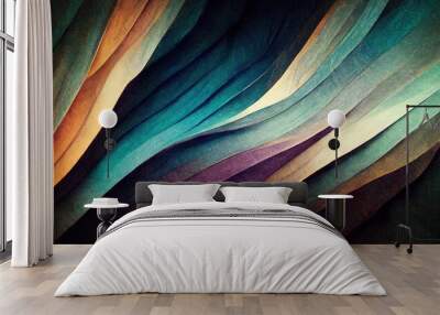 organic lines as abstract wallpaper background design Wall mural