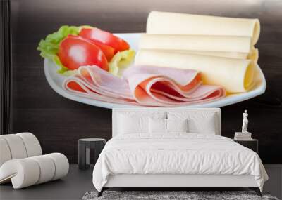 cheese and ham Wall mural