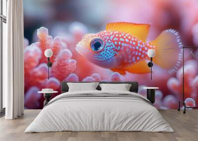 small fish in aquarium Wall mural