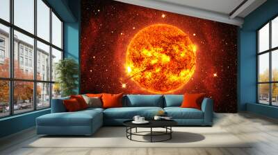 sun Wall mural