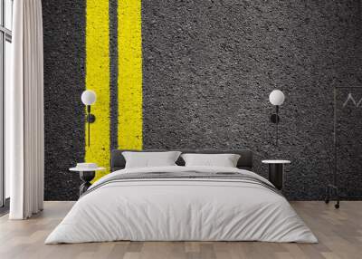 yellow lines Wall mural