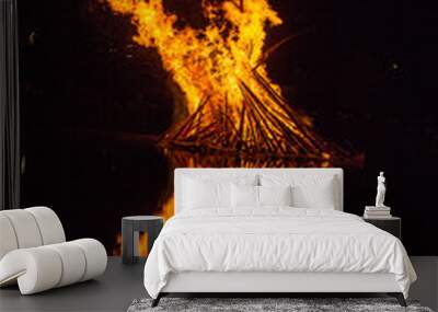 Sonnwendfeuer Wall mural