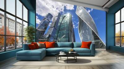 Business Center Moscow-City, Russia Wall mural