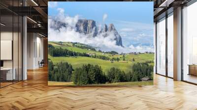 Seiser Alm (Alpe di Siusi), South Tyrol, Italy. Wall mural