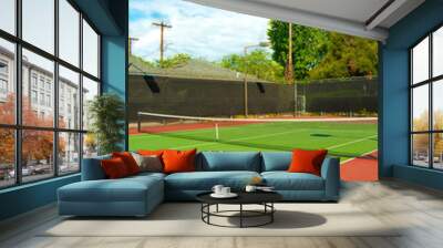 Tennis court Wall mural