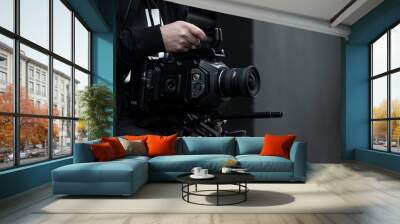 professional video camera Wall mural