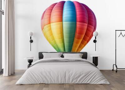 Colorful hot air balloon cut out element Wall mural