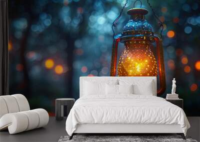 Ramadan lantern lamp landscape Wall mural