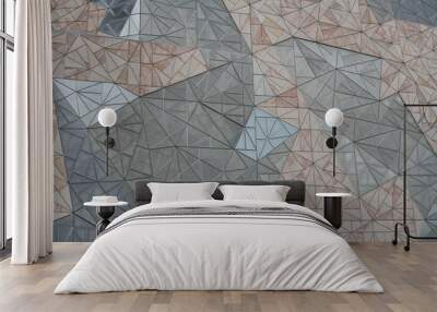 Building architecture pattern in Melbourne Wall mural