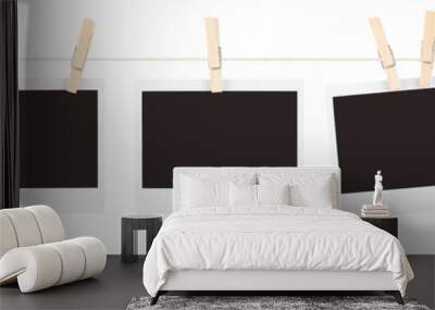 Instant Film on String II Wall mural