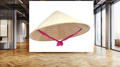 asian conical hat Wall mural