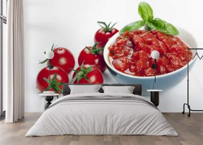 Diced Tomatoes Wall mural