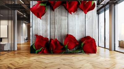 card with roses Wall mural