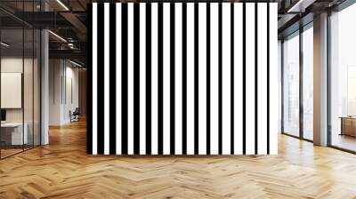 Black line halftone pattern texture. Vector black radial striped background for retro, graphic effect. Monochrome stripe texture. Wall mural