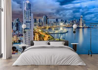 Panama City Skyline Wall mural