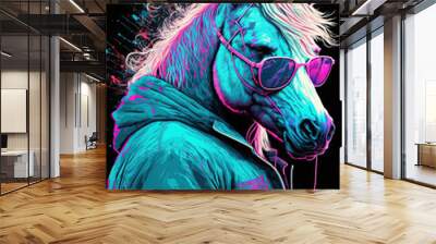 unicorn illustration vector Wall mural