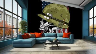 Skull Soldier Wall mural