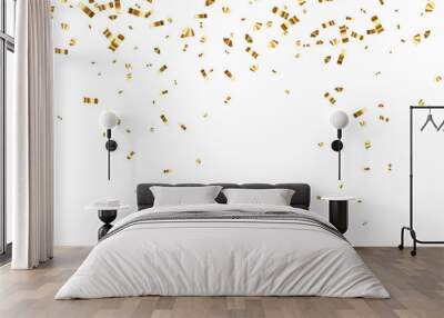 Gold Confetti Wall mural