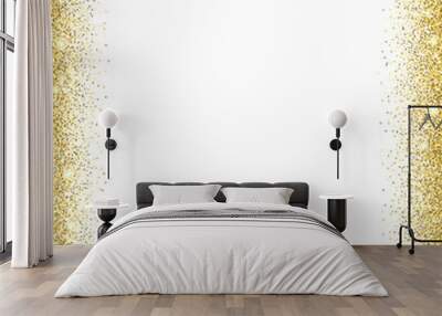 Gold glitter background. Wall mural