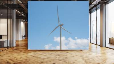 Wind farm producing clean green energy Wall mural