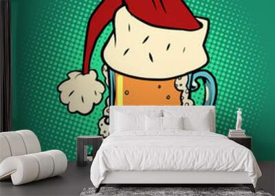 Santa Claus Beer Wall mural