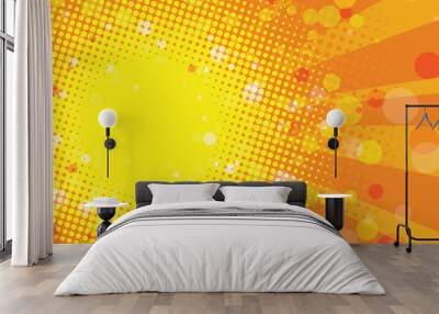 Sunny summer tropical abstract background Wall mural