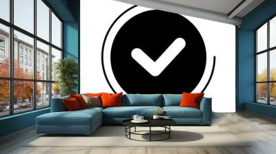 check concept line icon. Simple element illustration. check concept outline symbol design. Wall mural