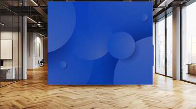 Abstract blue modern background. Vector Illustration Wall mural