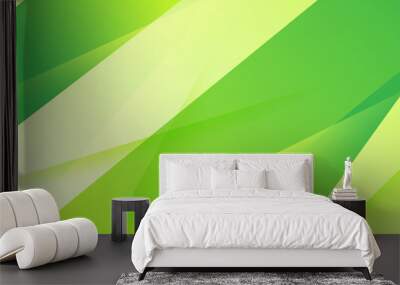 Abstract green background. Vector abstract graphic design banner pattern background template. Wall mural