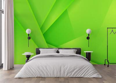 Abstract green background. Vector abstract graphic design banner pattern background template. Wall mural