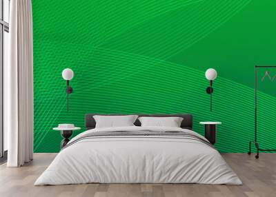 Abstract green light wave background modern. Concept technology futuristic lines with light effect. Space for text. Motion lines vector design for cover, brochure, book, banner web, advertising Wall mural